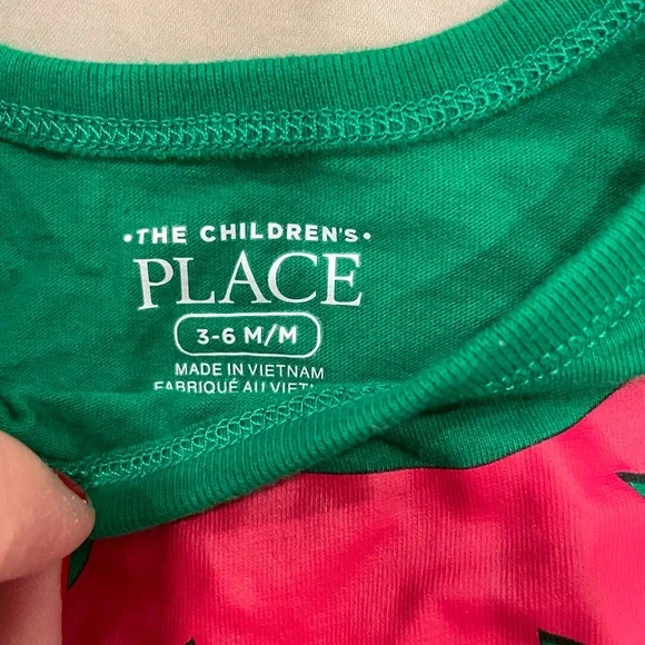 🎄Christmas Baby Long Sleeve Shirt - The Childrens Place - 3-6 Months - Picture 2 of 6